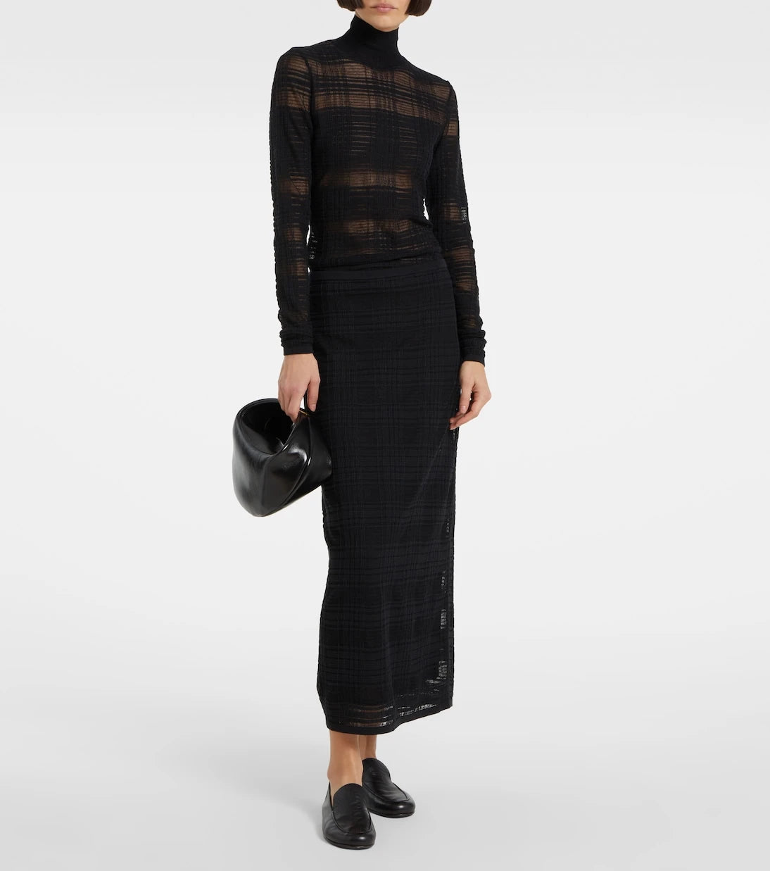 Proenza Schouler - White Label plaid cotton-blend midi skirt