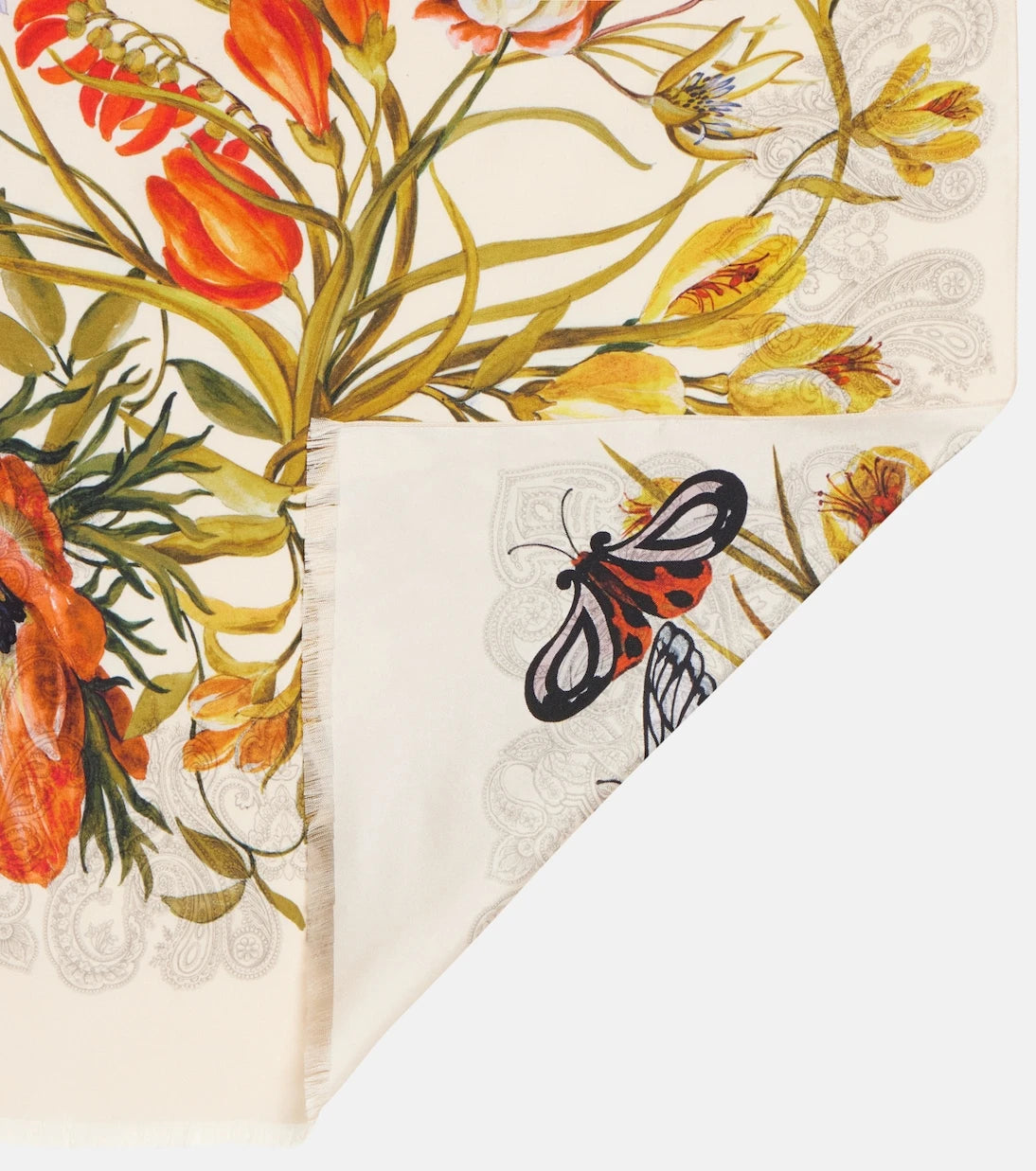 Etro - Floral silk scarf