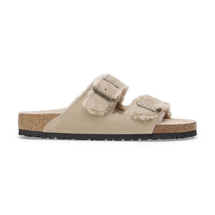 Birkenstock Arizona Shearling Süet Terlik