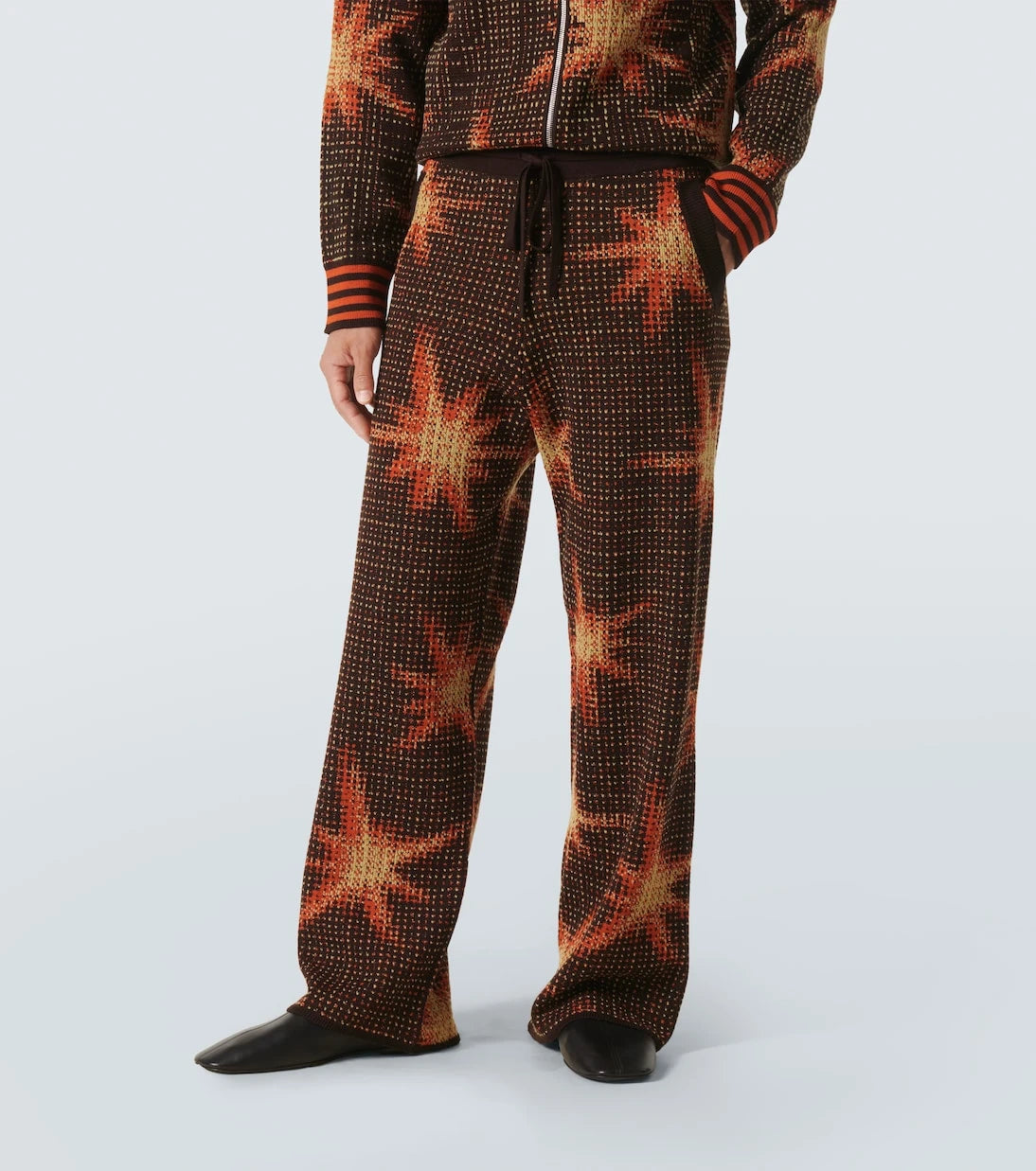 Dries Van Noten - Printed wool-blend sweatpants
