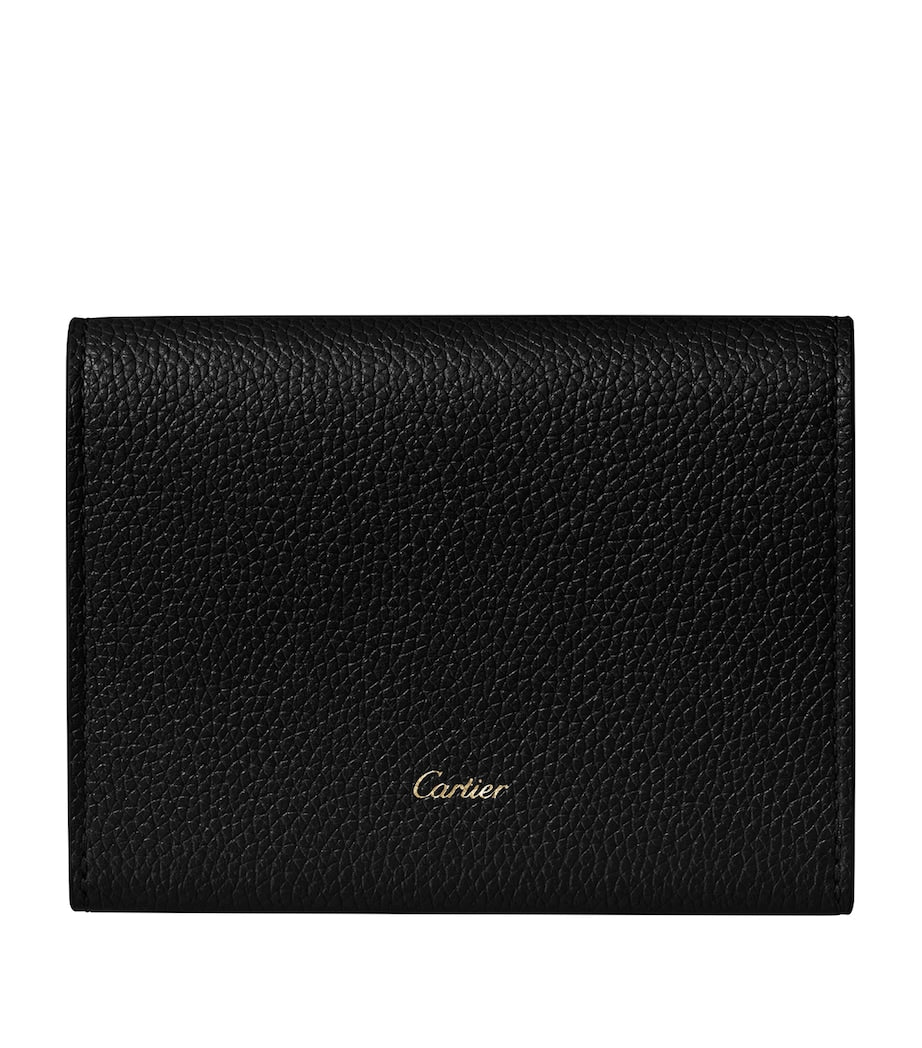 Cartier Black Mini Leather Panthère de Cartier Wallet