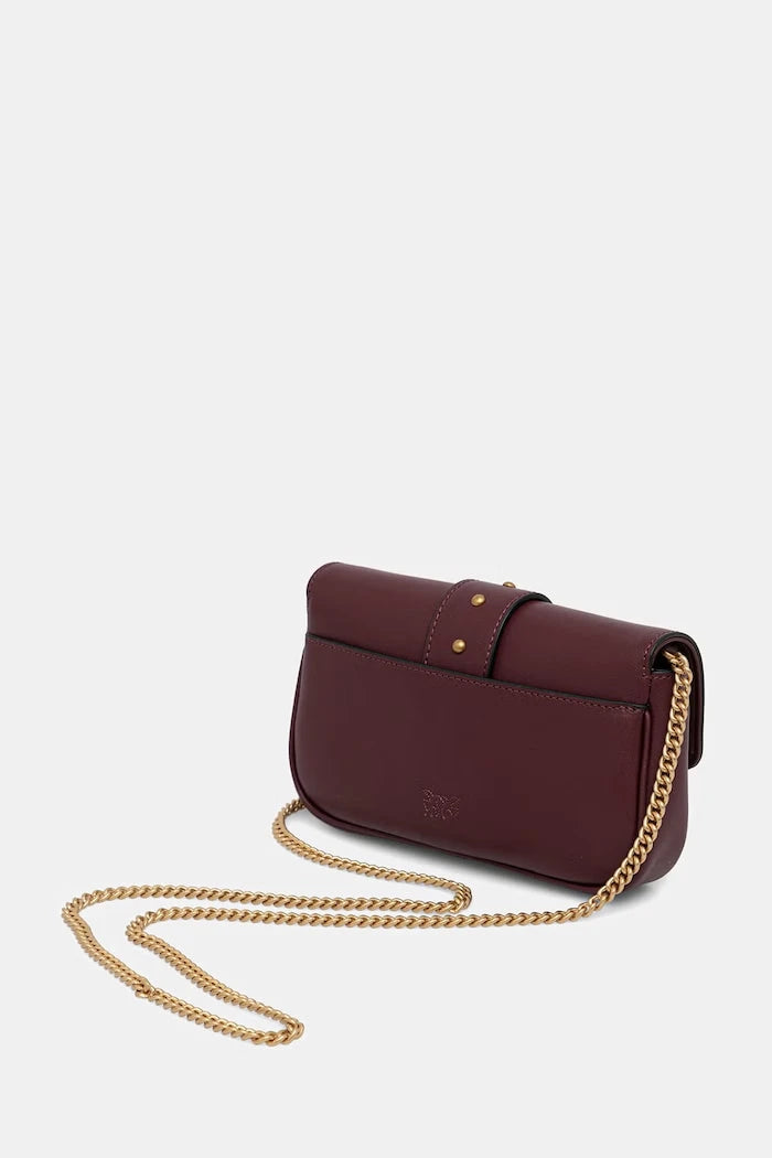 Pinko kadın deri crossbody çanta