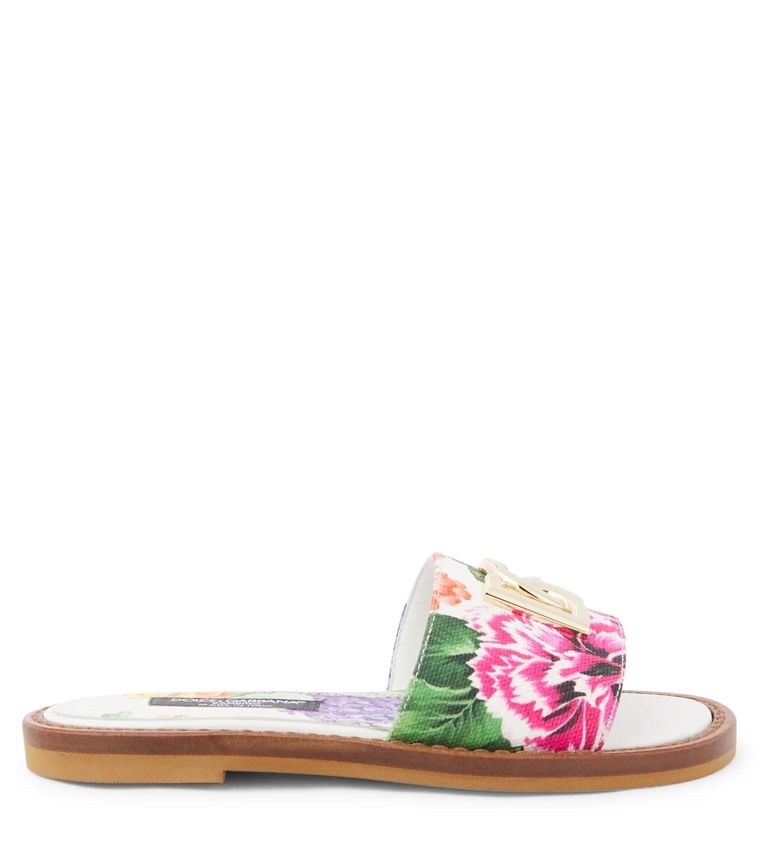 Dolce&Gabbana Kids - Floral canvas sandals