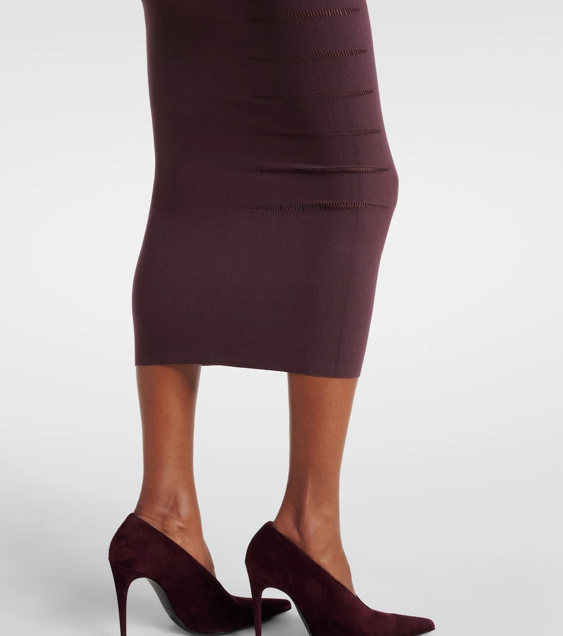 Wolford - فستان ميدي بكتف واحد "سلاش"