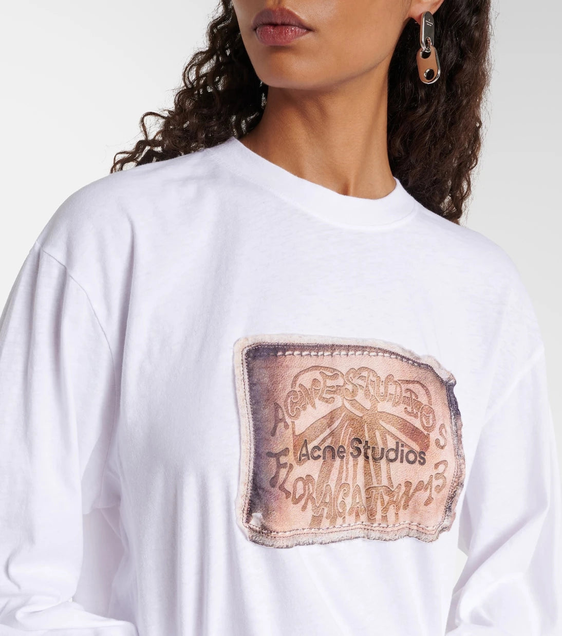 Acne Studios - Printed cotton jersey top