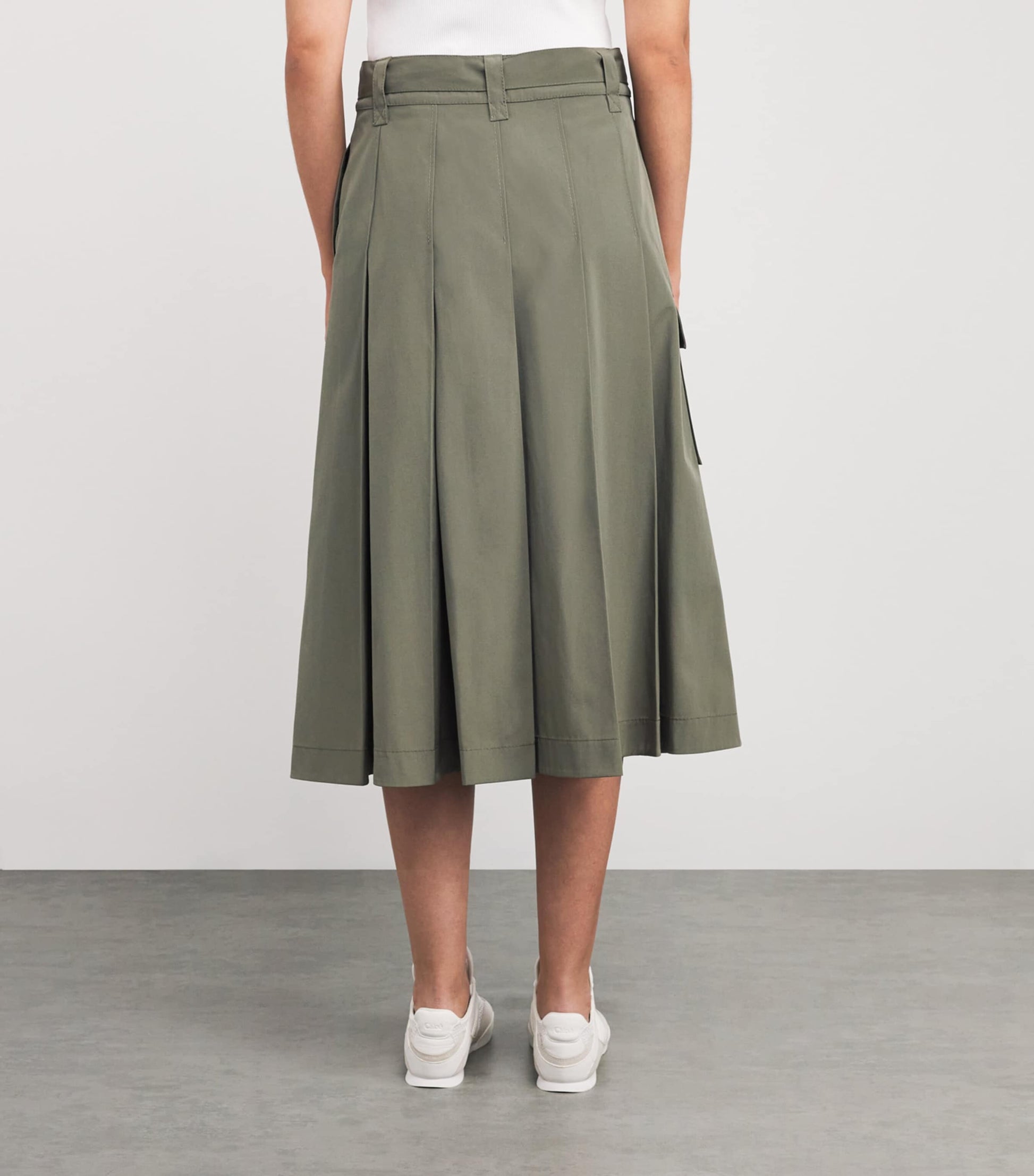 MAX&Co. Green Wrap Midi Skirt