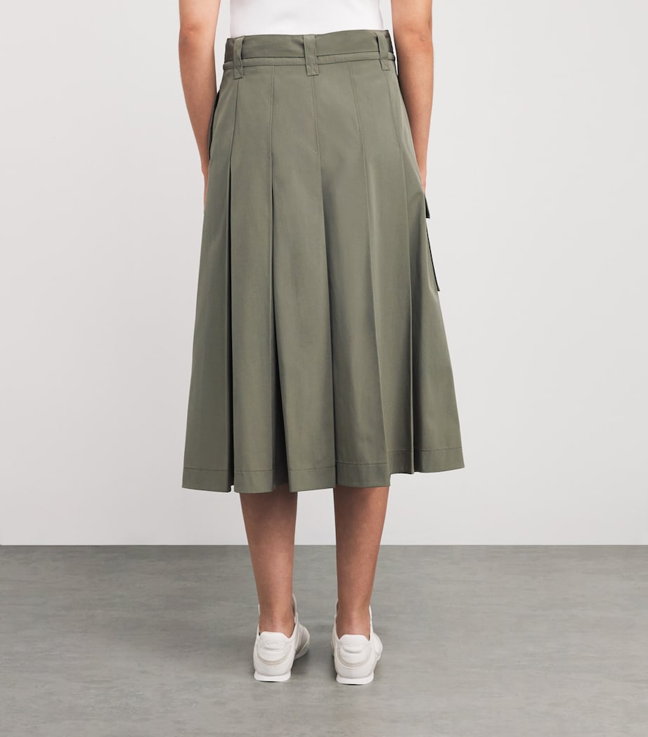 MAX&Co. Green Wrap Midi Skirt