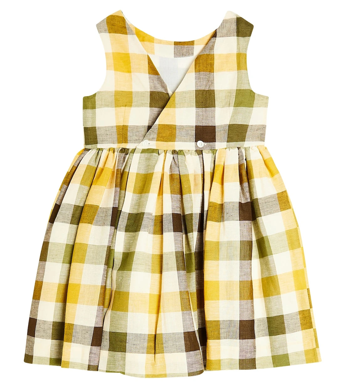 Bonpoint - Alise checked linen and cotton dress