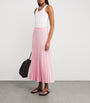 VALENTI Pink Stripe Ponza Maxi Skirt
