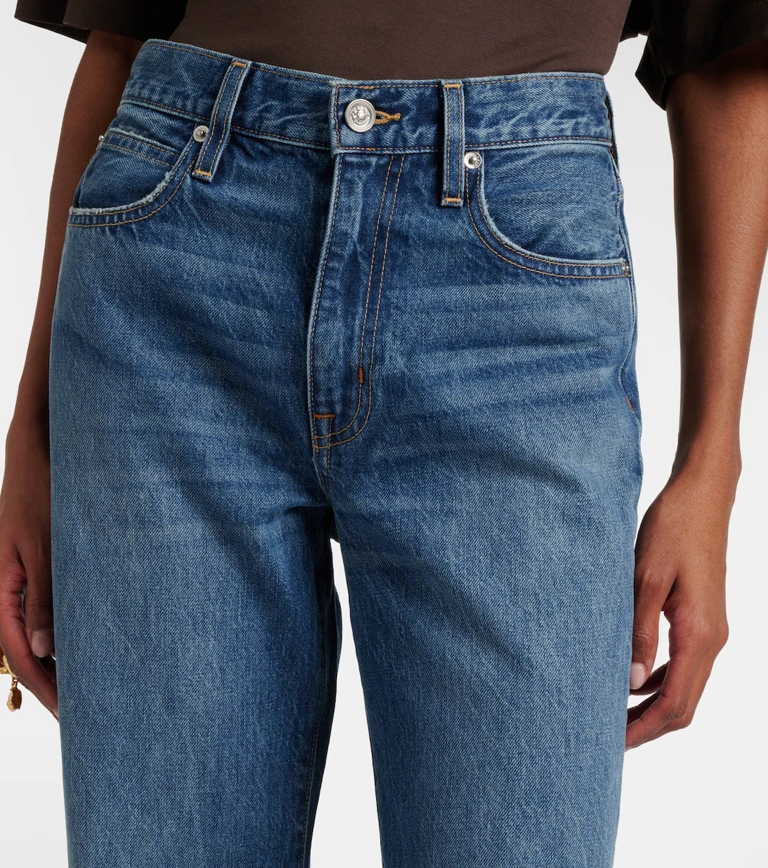 Slvrlake - Kendra faded straight jeans