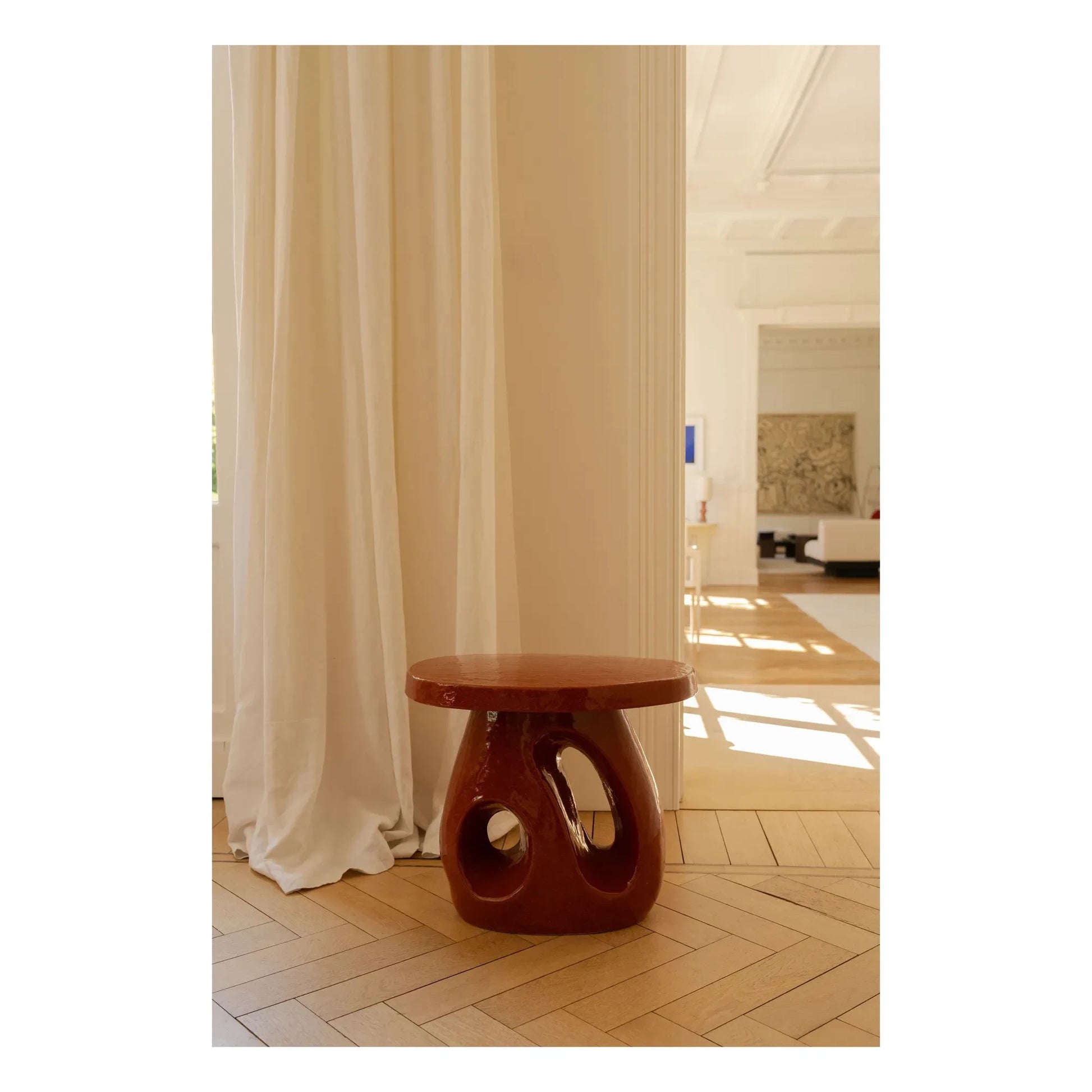 Serax - Amé 10 side table | Brick red