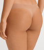 Hanro Beige Invisible Cotton Thong