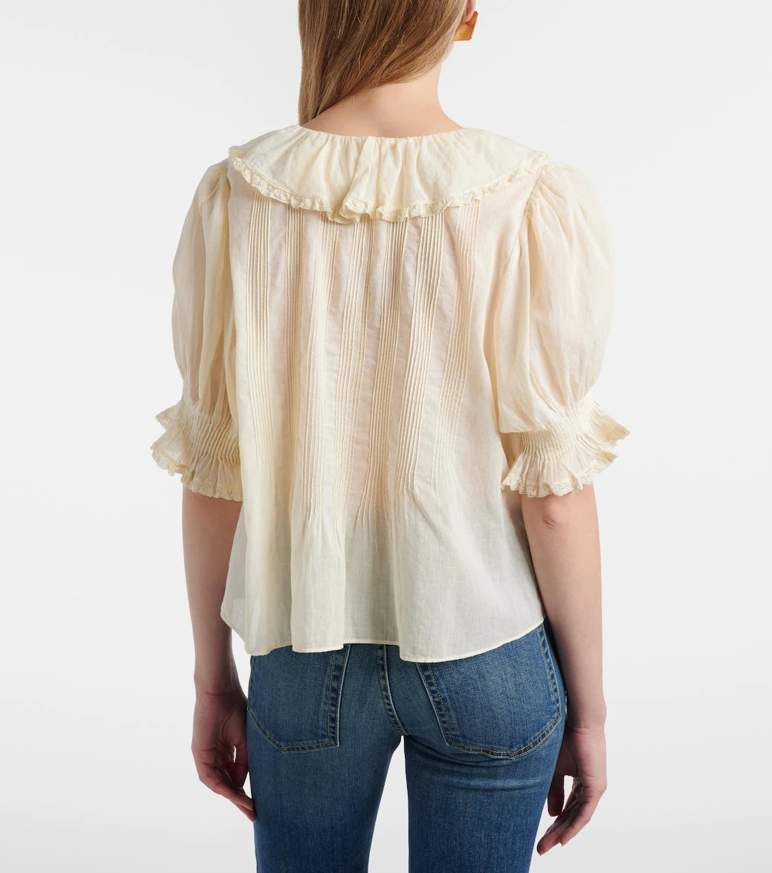 Dôen - Henri ruffled cotton blouse