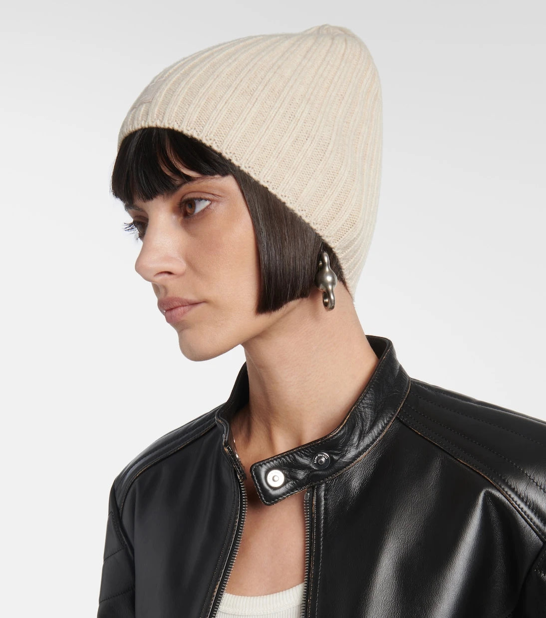 Acne Studios - Face ribbed-knit wool beanie