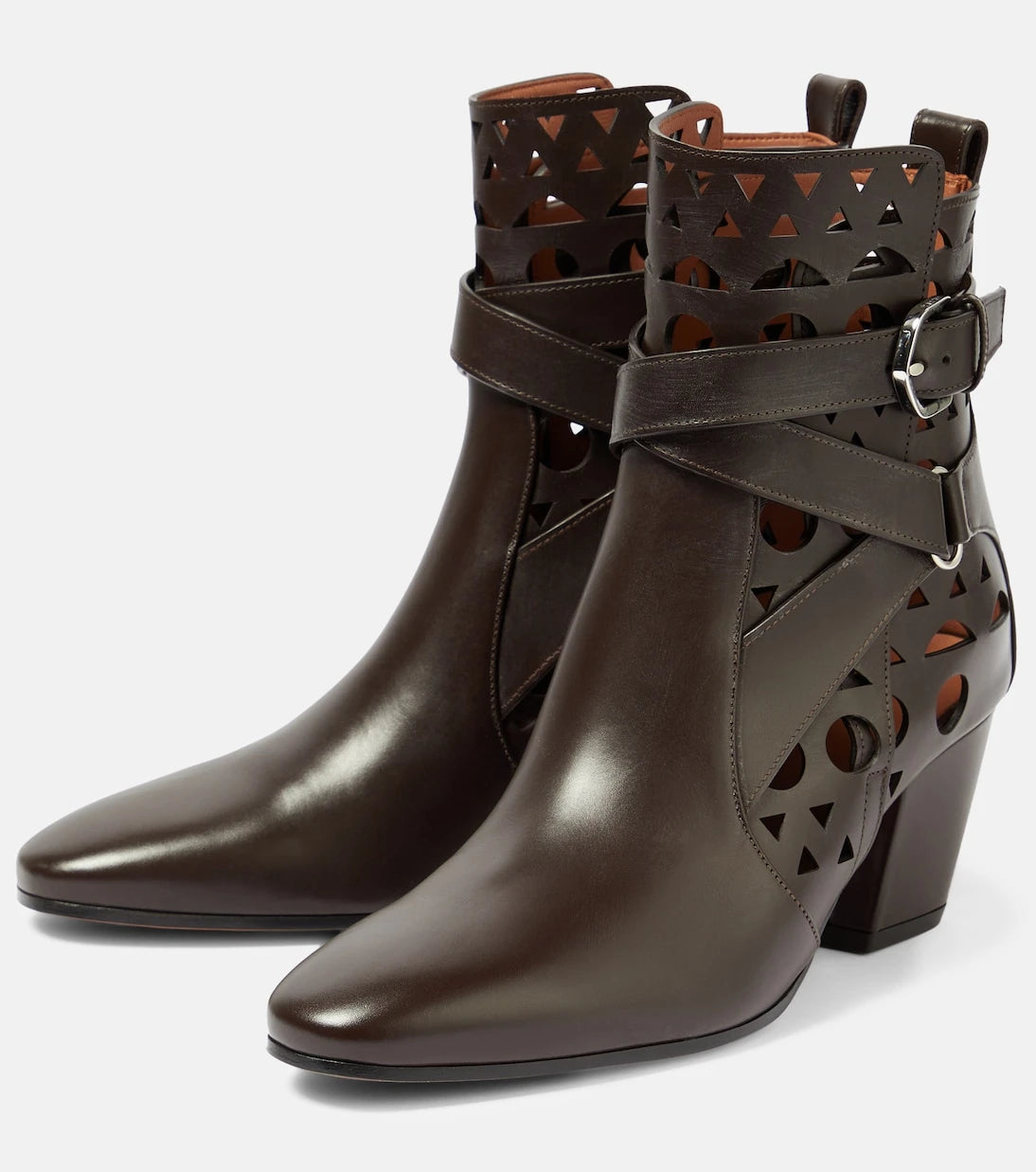 Alaïa - Ziggy Vienne leather ankle boots