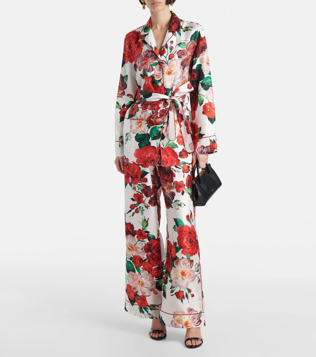 Dolce&Gabbana - Floral silk satin shirt