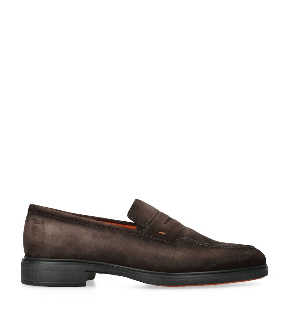 Suede Easy Penny Loafers