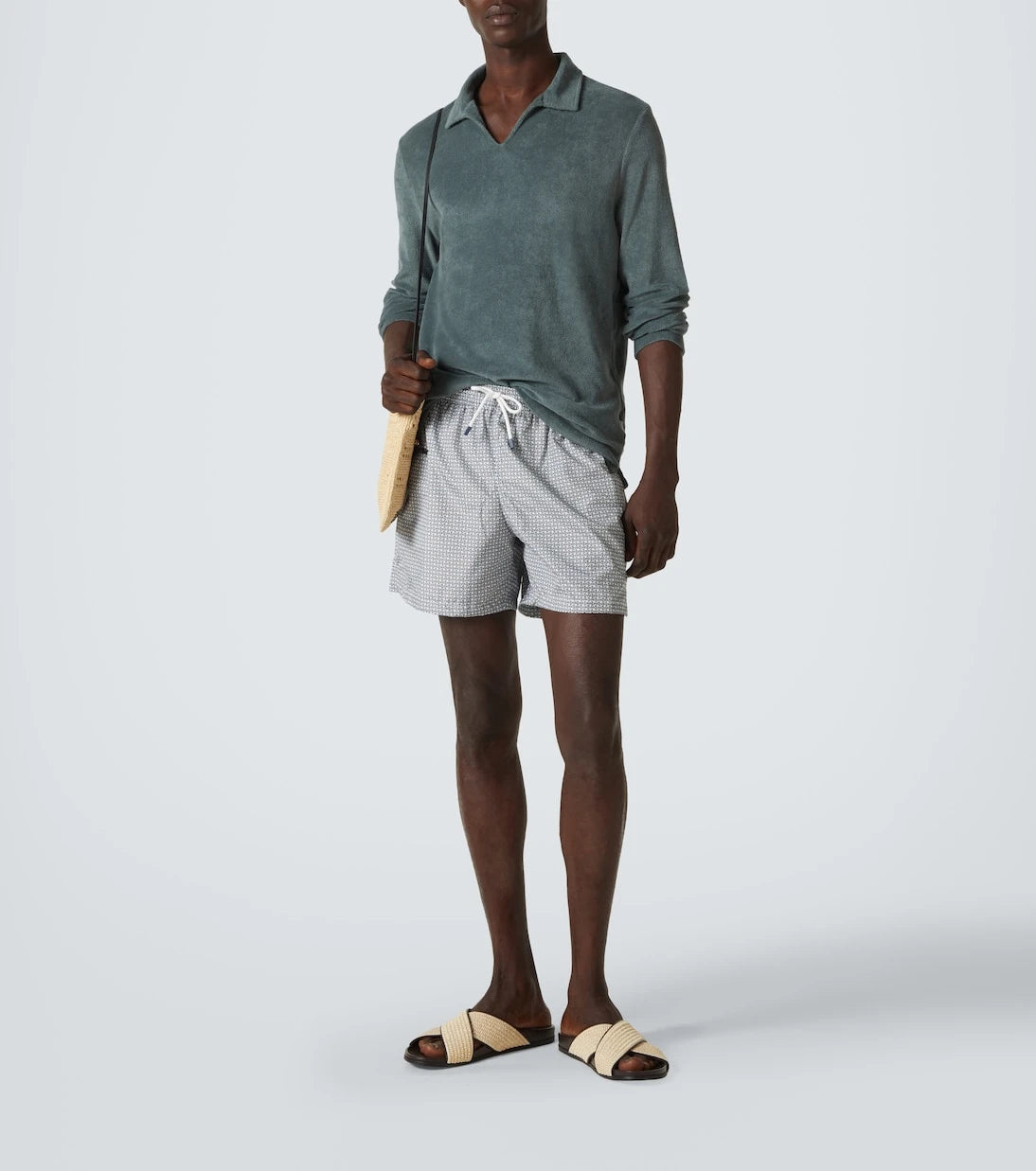Fedeli - Peter cotton terry polo shirt