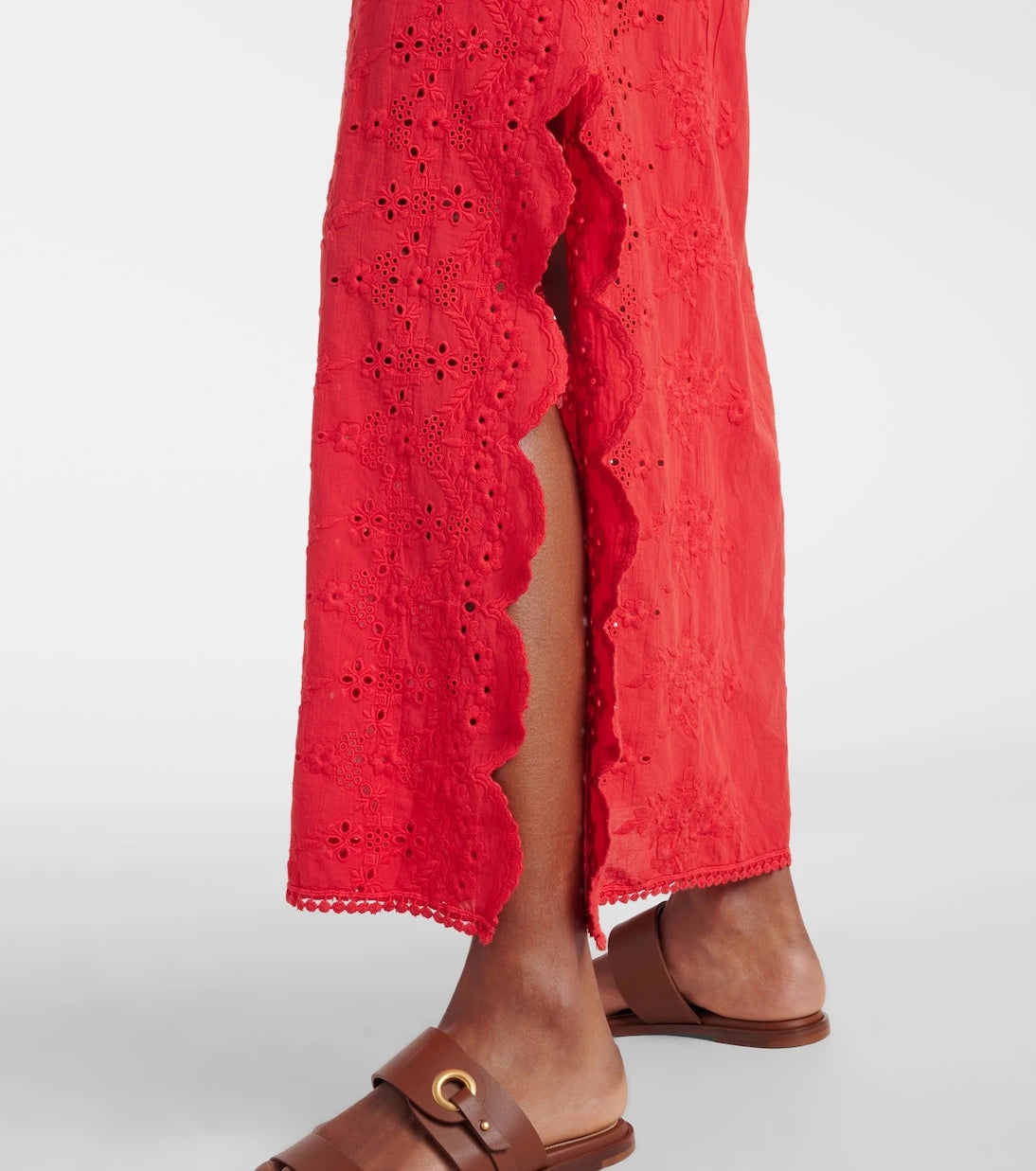 Melissa Odabash - Talitha broderie anglaise cotton kaftan