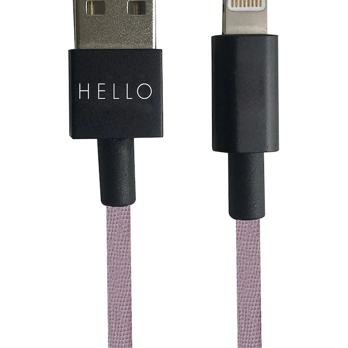 Design Letters Кабел за зареждане USB-C Lightning 1 m