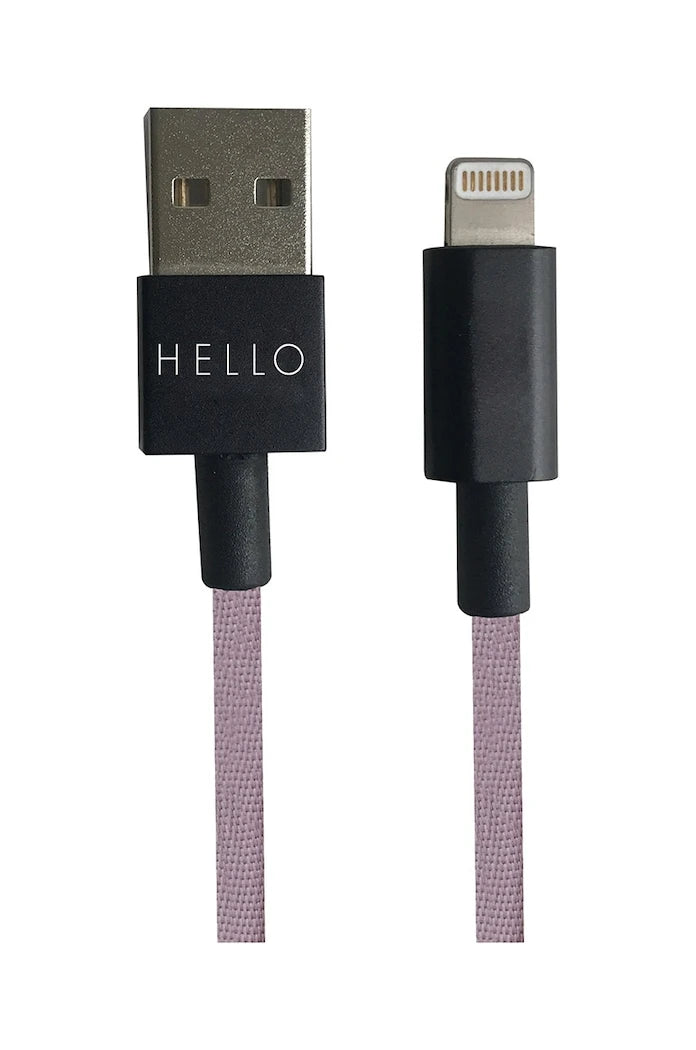 Design Letters USB-C Lightning Şarj Kablosu 1 m