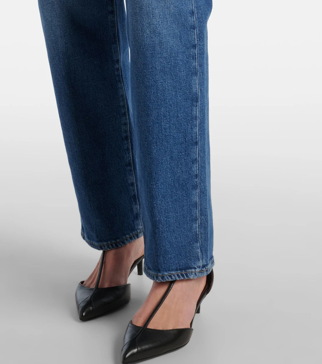 7 For All Mankind - Calie mid-rise straight jeans