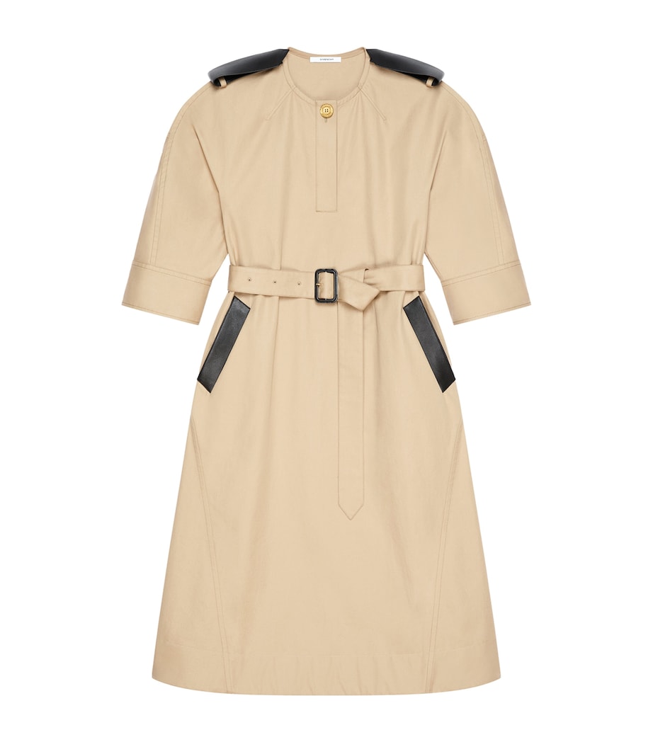 Givenchy Beige Cotton Cocoon Midi Dress