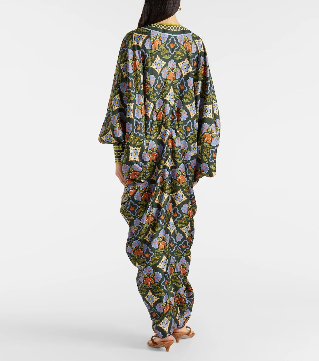 Alémais - Cece floral silk kaftan