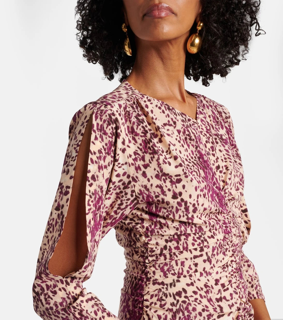 Isabel Marant - Octavia printed silk-blend minidress