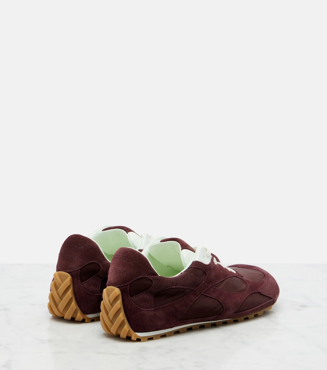 Bottega Veneta - Orbit Flash suede-trimmed sneakers