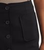 Claudie Pierlot Black Wool-Blend Mini skirt