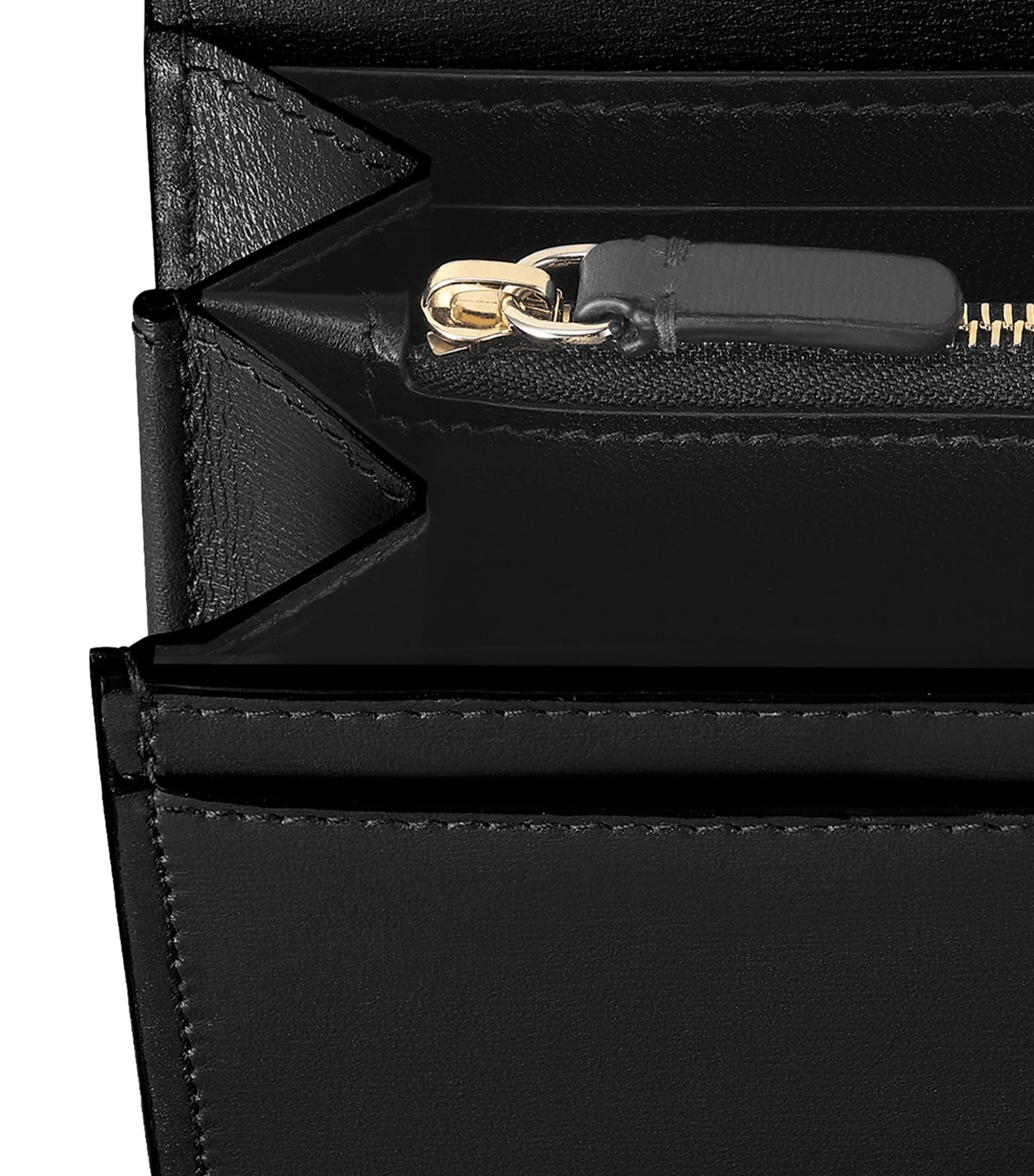 Black Calfskin Panthère de Cartier Wallet