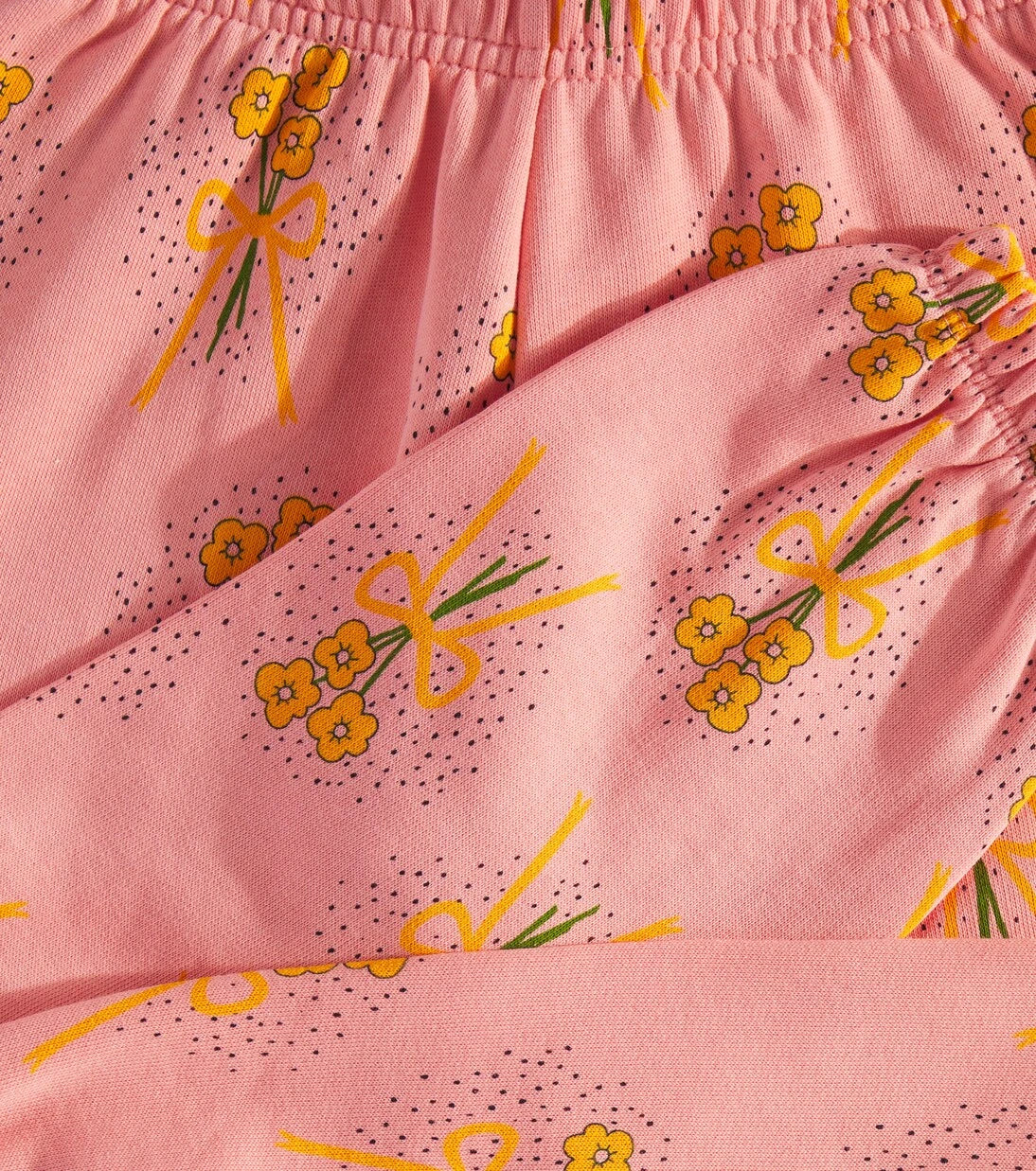 Mini Rodini - Winter Flowers cotton sweatpants