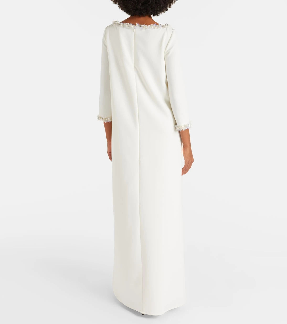 Safiyaa - Bridal Lanai embellished crêpe gown
