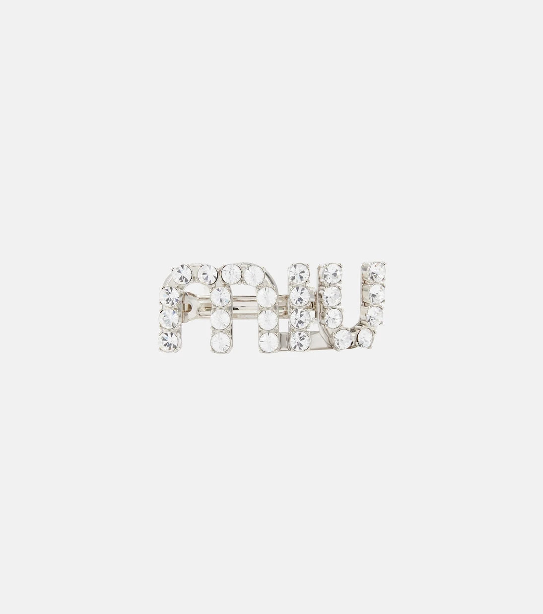 Miu Miu - Logo embellished hair clip