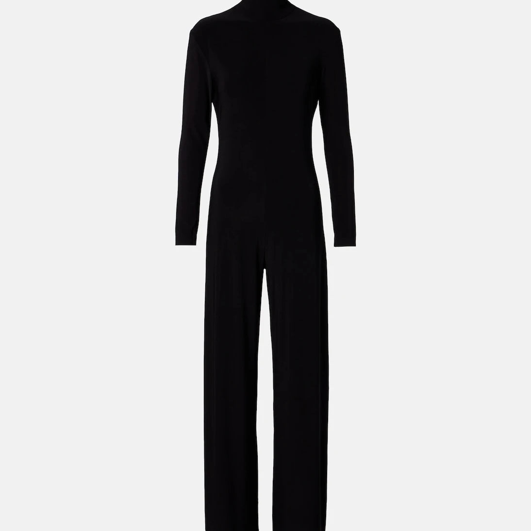 Norma Kamali - Turtleneck jersey jumpsuit