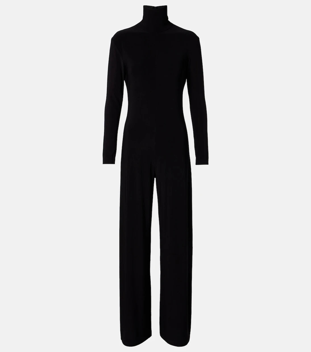 Norma Kamali - Turtleneck jersey jumpsuit