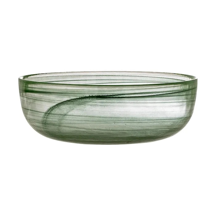 Bloomingville büyük renkli cam salata kasesi 21,5 x 7,5 cm