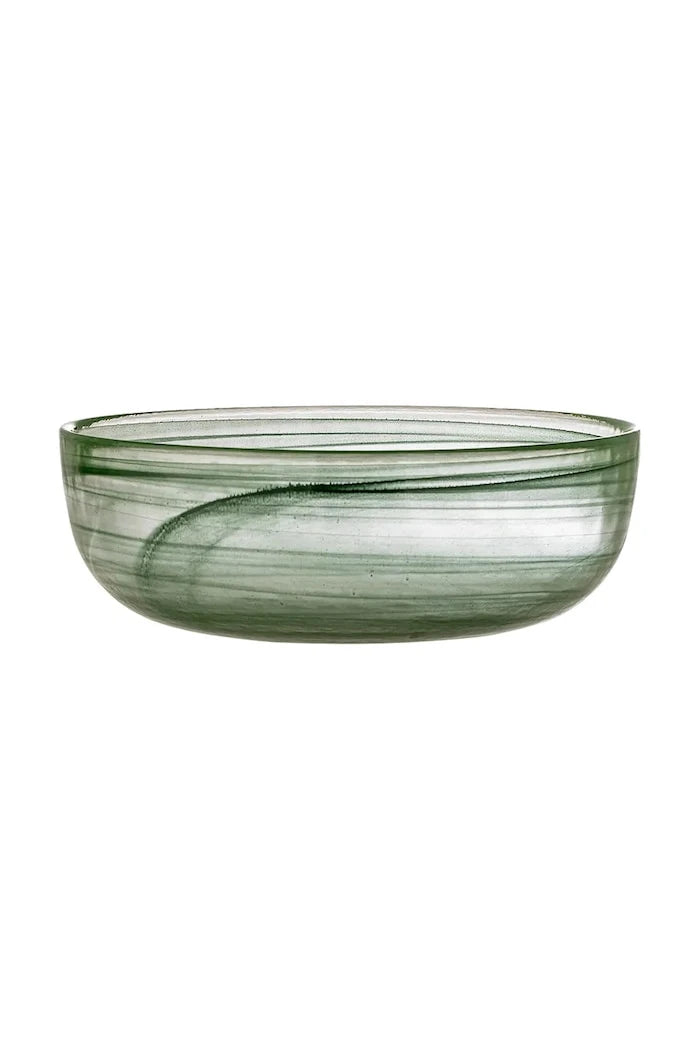 Bloomingville büyük renkli cam salata kasesi 21,5 x 7,5 cm