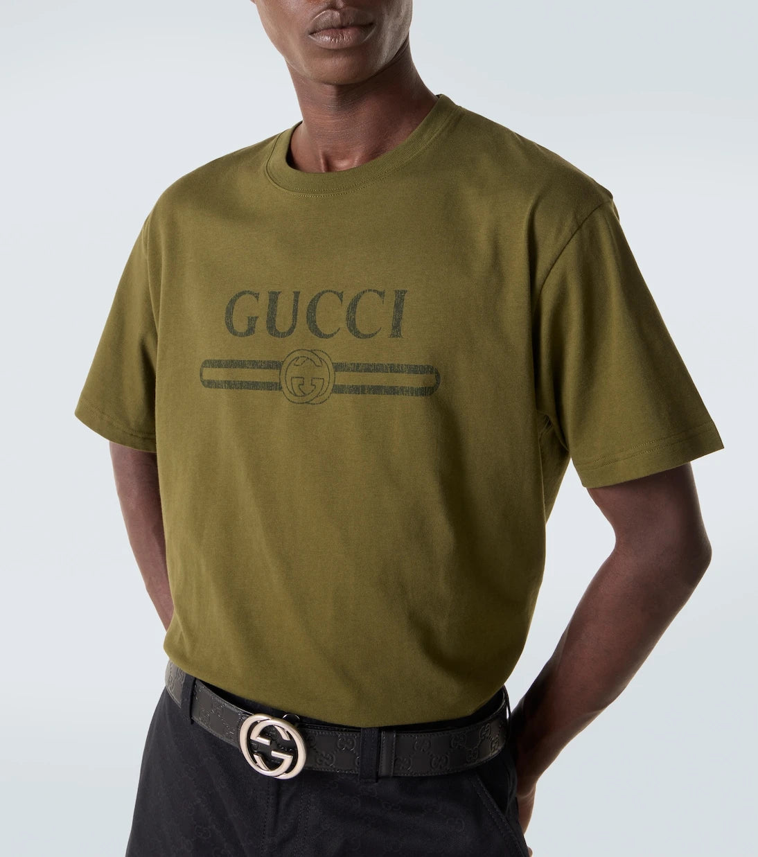 Gucci - Logo cotton jersey T-shirt