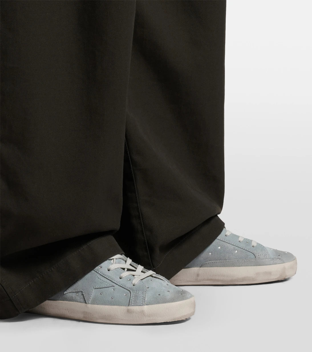 Golden Goose - Super-Star embellished suede sneakers