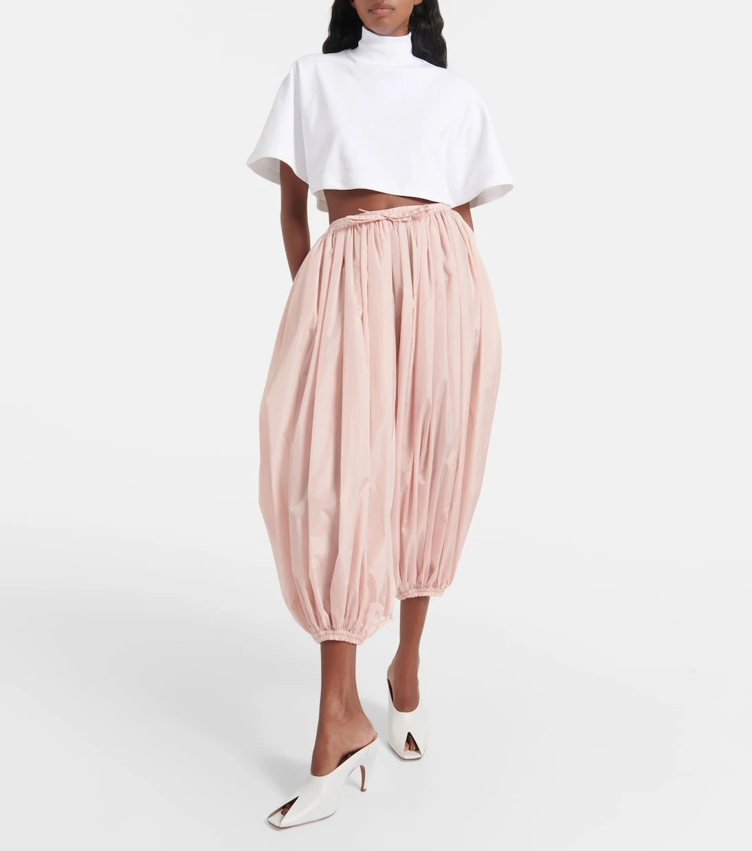 Alaïa - Cotton turtleneck top