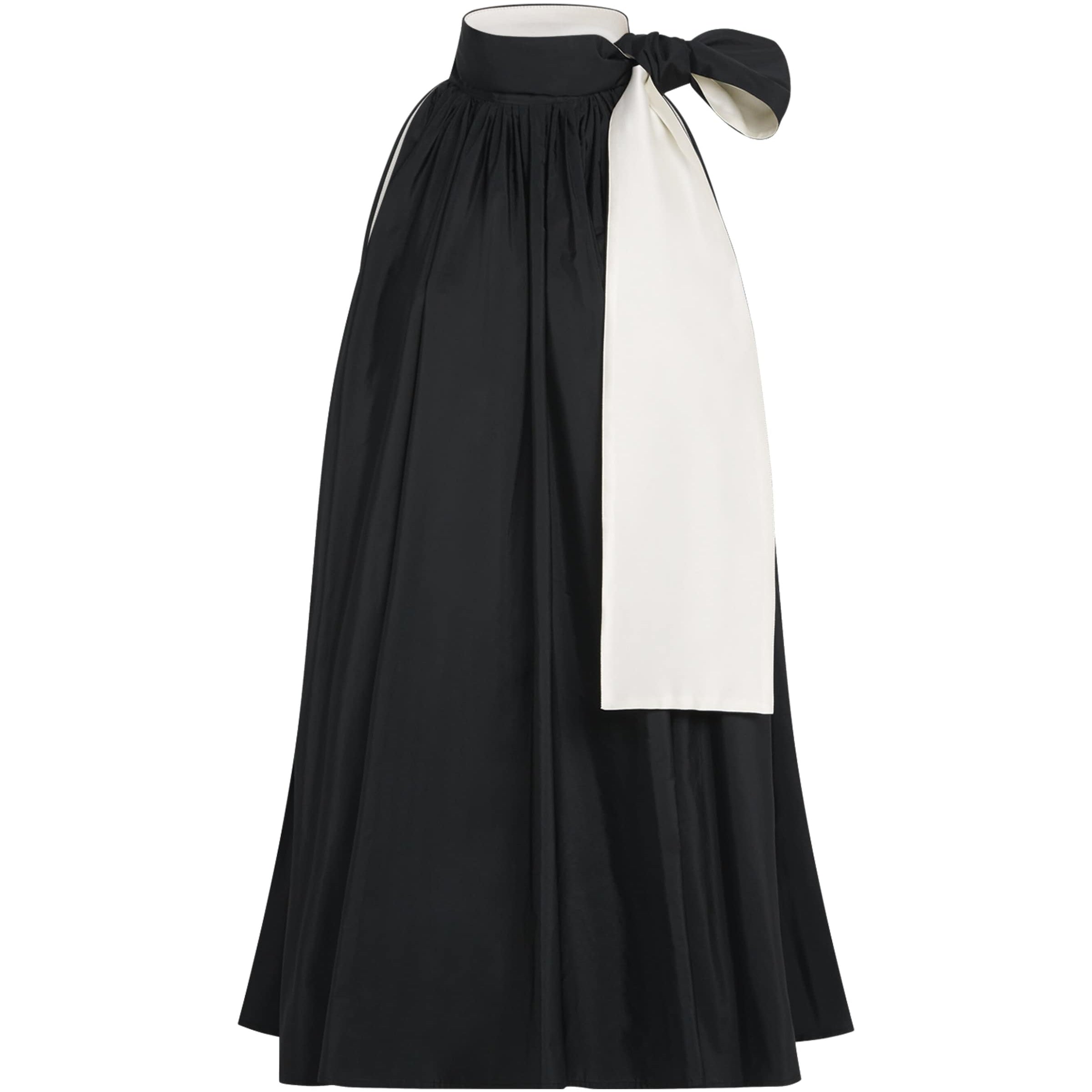 Max Mara Black Bow-Neck Mini Dress