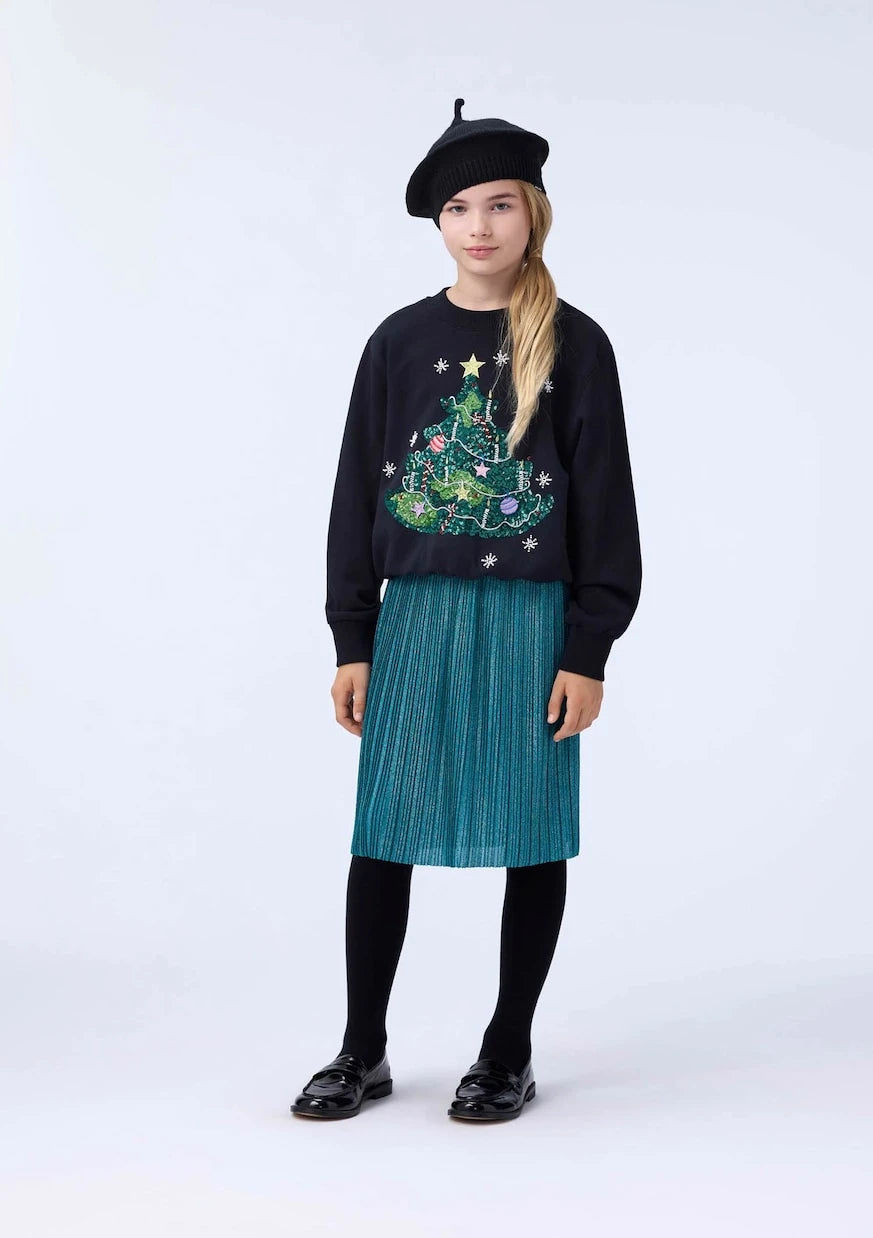 Molo - Sequined cotton jersey sweatshirt