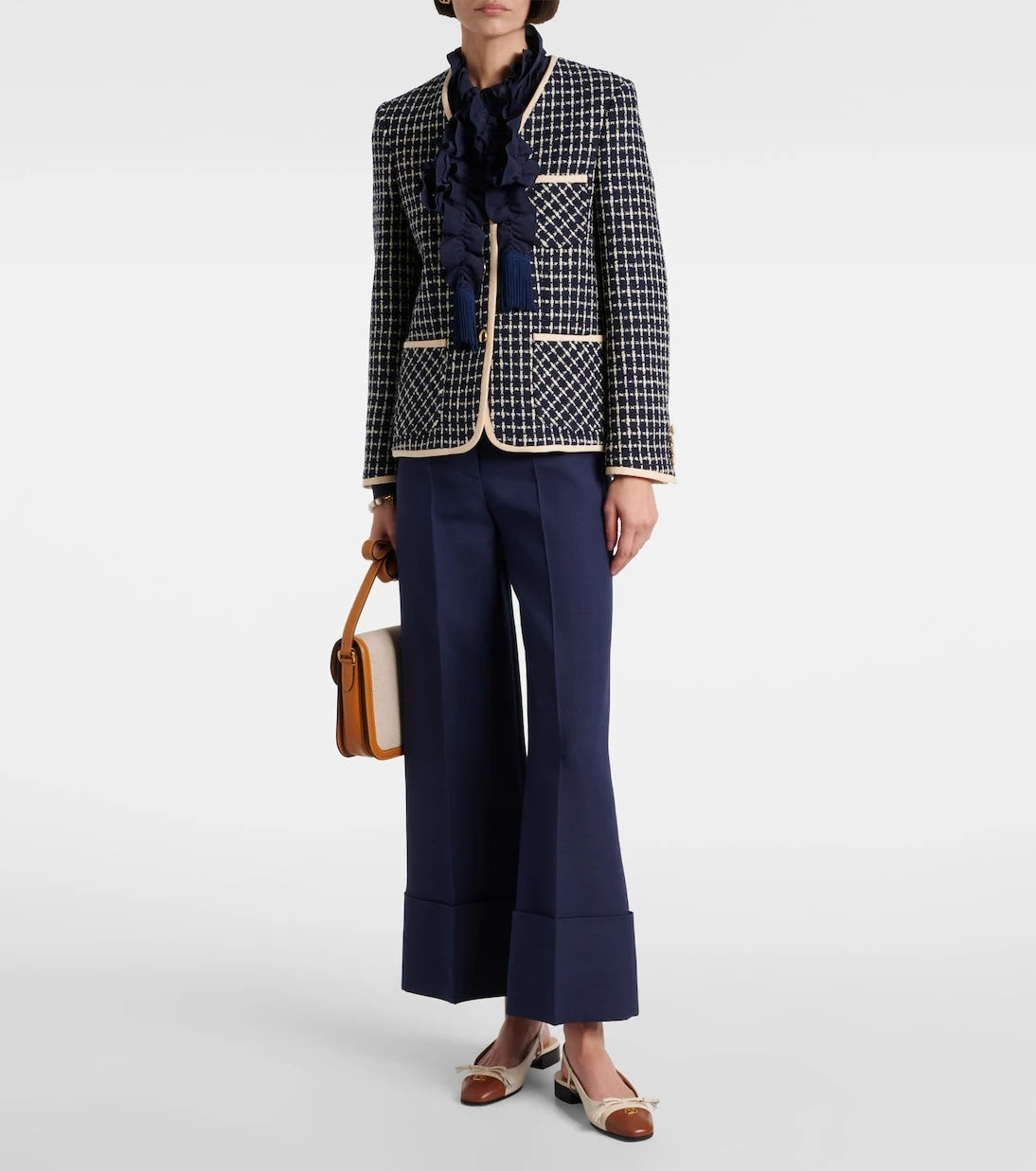 Valentino - Wool and cotton-blend bouclé jacket