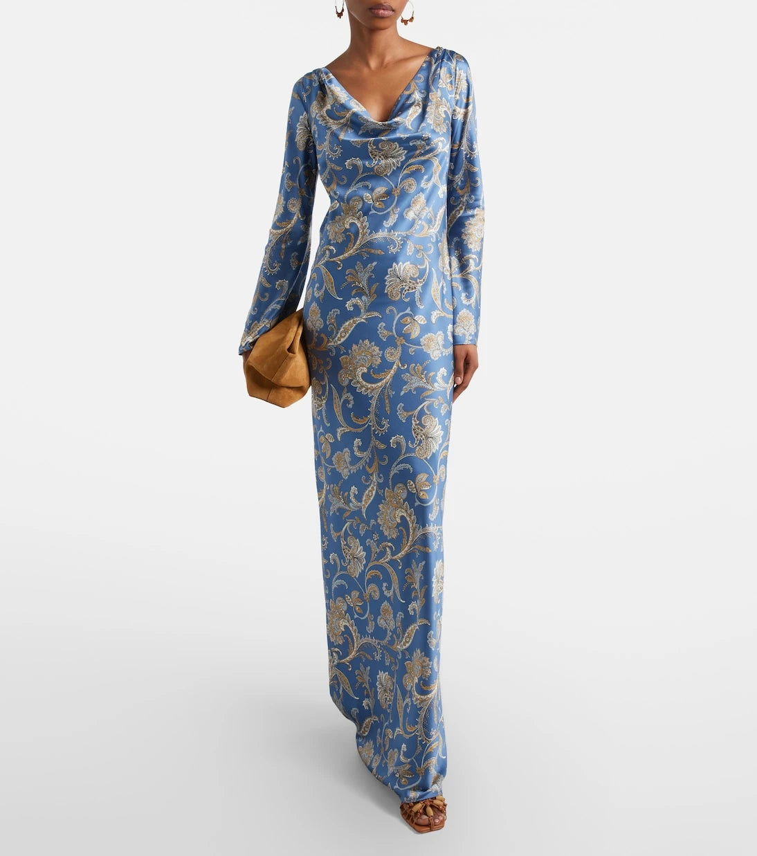 Veronica Beard - Ember printed silk-blend maxi dress