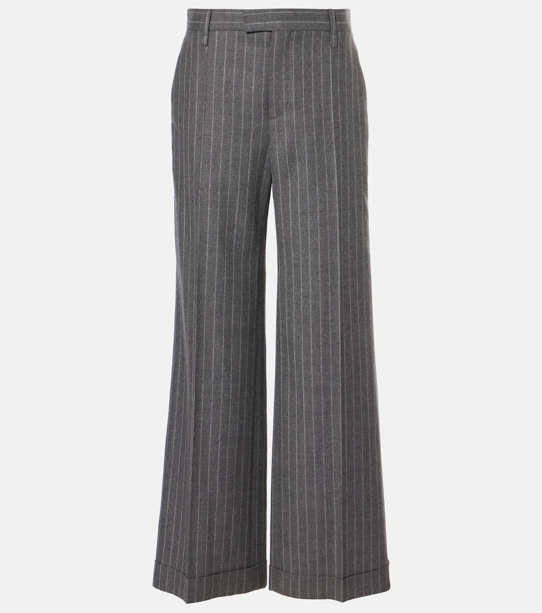 Brunello Cucinelli - Wide-leg virgin wool pants