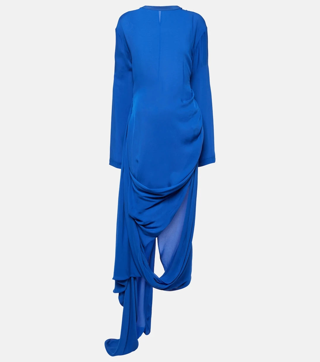 Acne Studios - فستان ميدي غير متماثل ومكشكش