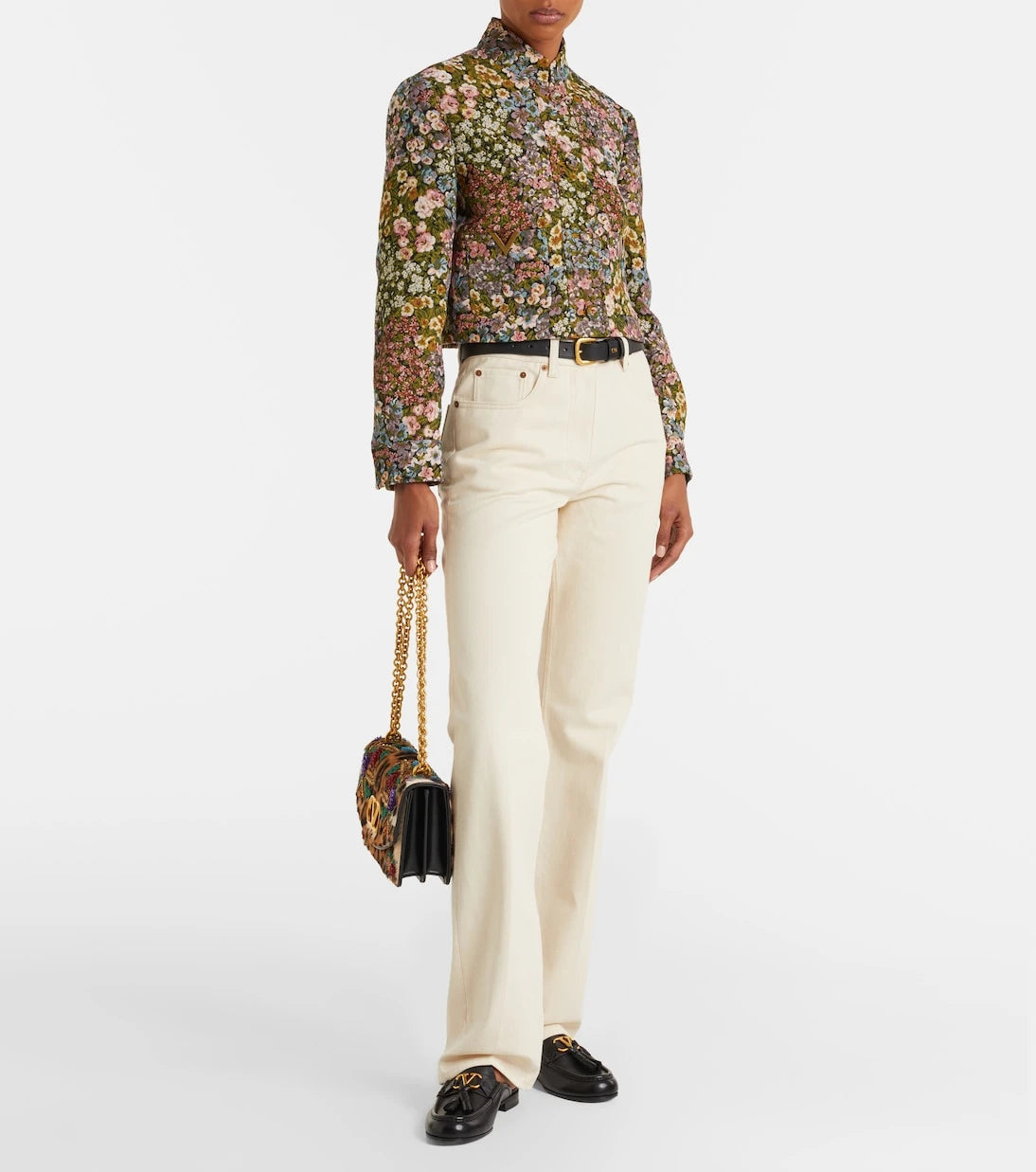 Valentino Garavani - VLogo tasseled leather mules