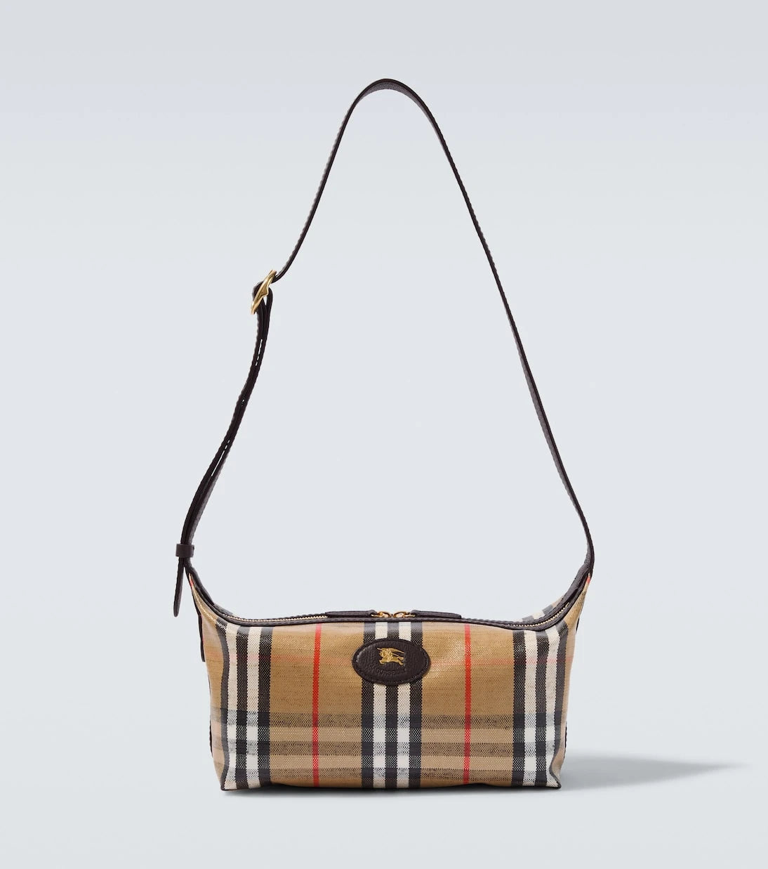 Burberry - Burberry Check canvas shoulder bag